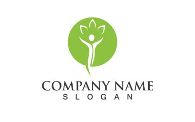 Health People Human Caracter Logo And Symbol V8