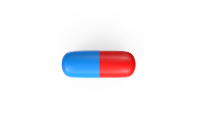 Medical Pill Low-poly 3D-modell