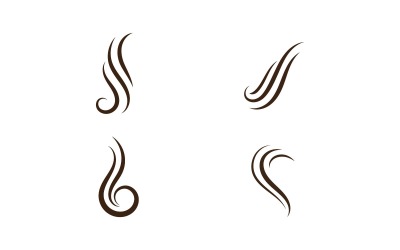 Peluquería Logo Plantilla Vector Ilustración Diseño V11