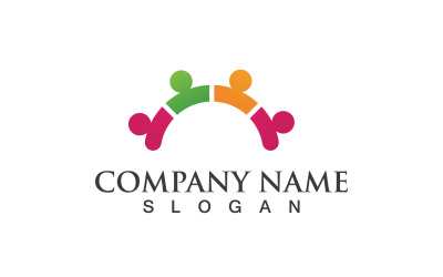 Gruppo Persone Comunità Social Logo Vector V15