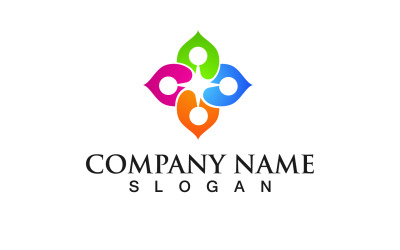 Gruppo Persone Comunità Social Logo Vector V22