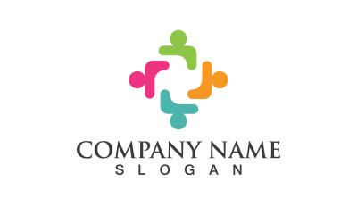 Gruppo Persone Comunità Social Logo Vector V5