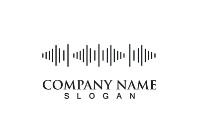 Эквалайзер Music Logo Vector Design V2