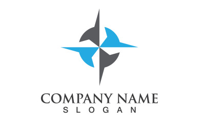 Brújula Logotipo Y Símbolo Ubicación Logotipo V1