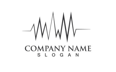 Эквалайзер Sound Wave Logo Music Vector V2