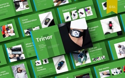 Triner - бизнес-шаблон слайдов Google