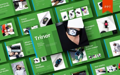 Тринер – Шаблон бизнес-презентации PowerPoint