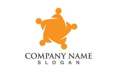 Community People Group Logo  Social V5