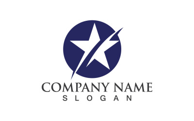 Logo Star Succès Symbole Design Vector V10