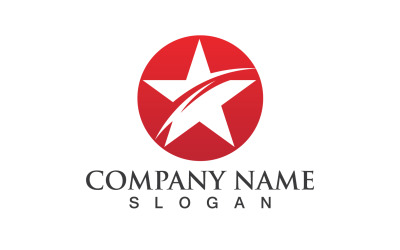 Logo Star Succès Symbole Design Vector V11