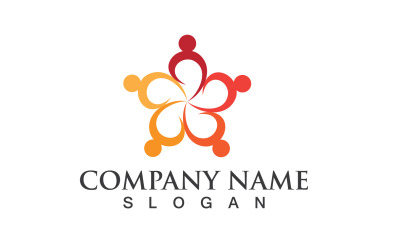 Topluluk İnsanlar Grup Logo Sosyal V6