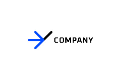 Letter Y Arrow Dynamic Logo
