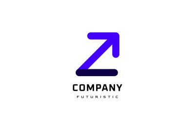 Letter Z Arrow Dynamic Logo