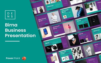 Birna – Biznes Szablony prezentacji PowerPoint