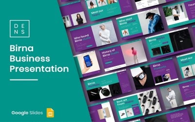 Birna - Plantilla de diapositiva de Google de negocios