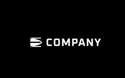 Lettera E Logo aziendale dinamico