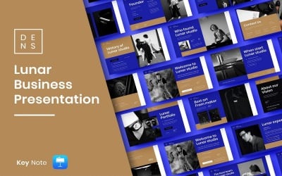 Lunar — szablon biznesowej prezentacji
