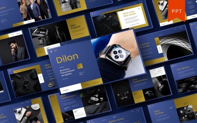 Dilon - Modelo de PowerPoint de Negócios