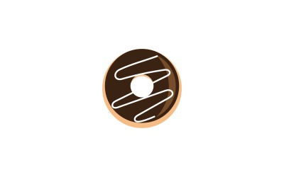 Donut-Vektor-Illustration V1