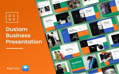 Duslam – Business Keynote sablon
