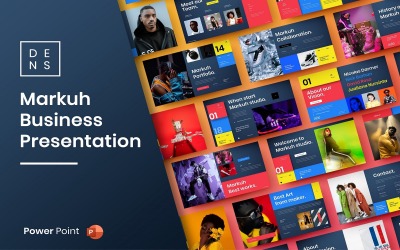 Markuh – бізнес-шаблон PowerPoint