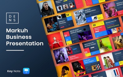 Markuh – šablona Business Keynote