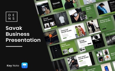 Savak – šablona Business Keynote