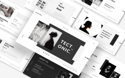 Tectonic Fashion Branding Szablon Google Slides