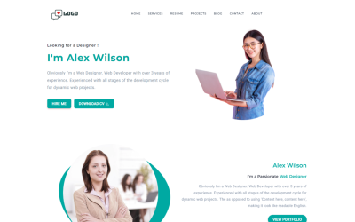Alex - Sito Web del portfolio personale