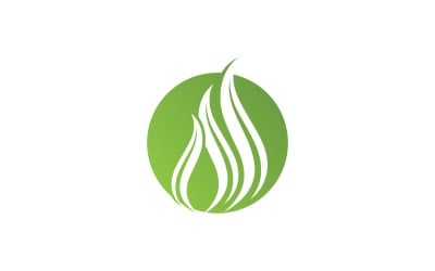 Algen-Vektor-Logo-Design-Vorlage V2