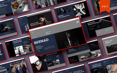 Бернад – Шаблон бизнес-презентации PowerPoint