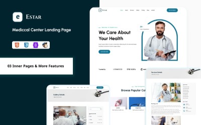 Estar - Medical Center Landing Page