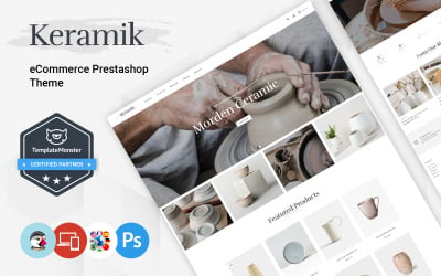Керамик - Prestashop шаблон для магазина керамики, искусства и культуры