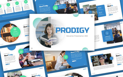 Prodigy Education Многоцелевой шаблон презентации PowerPoint