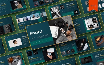 Endru – PowerPoint-mall för företag*