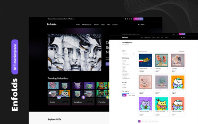 Enfolds - NFT Marketplace Template