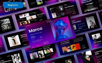 Marco – Modello di keynote aziendale