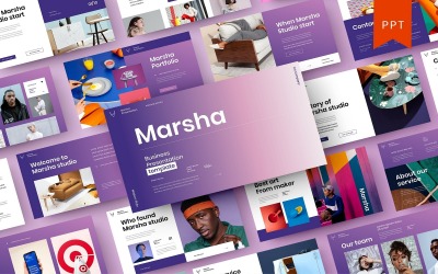 Marsha – İş PowerPoint Şablonu