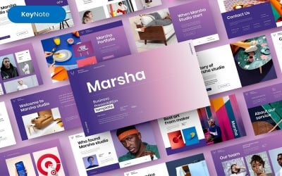 Marsha – 商业主题演讲模板