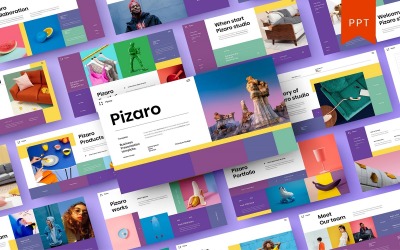 Pizaro – PowerPoint-mall för företag