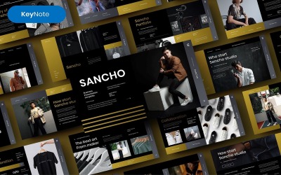 Sancho — szablon biznesowy Keynote