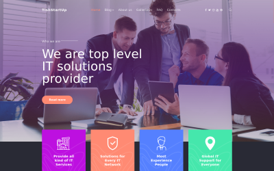 TishStartUp - Thème WordPress StartUp et Entreprise