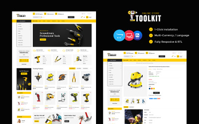 Toolkit - Mega Tool Super Store Opencart Responsive Theme