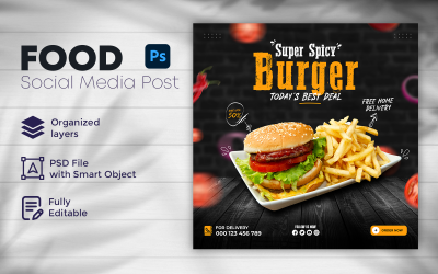 Food Social Media Post Template 11