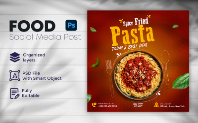 Food Social Media Post Template 6