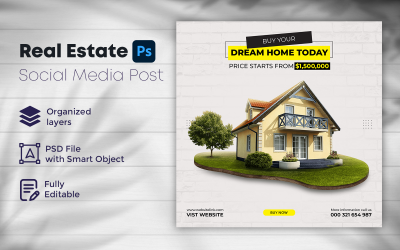 Modello di post per social media immobiliare 25