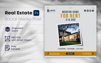 Real estate Social Media Post Template 31