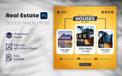 Real estate Social Media Post Template 32
