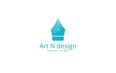 ART &amp;amp; Design PEN Nib Logo Template