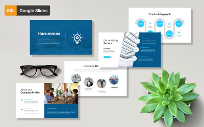 Harummas Business Google Slides-sjabloon